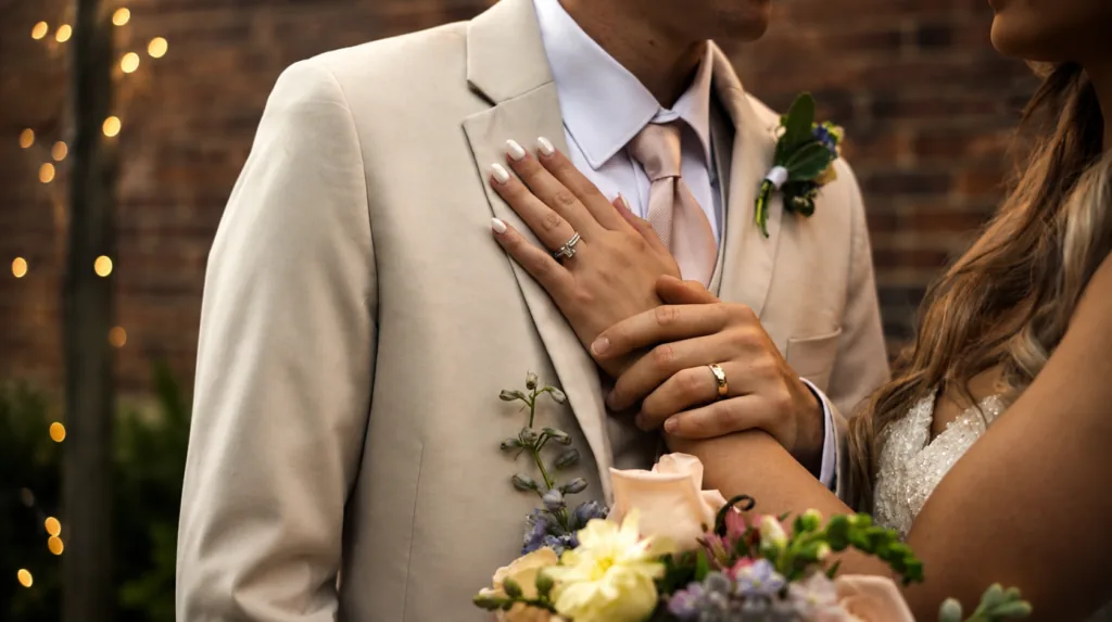 Wedding rings detail