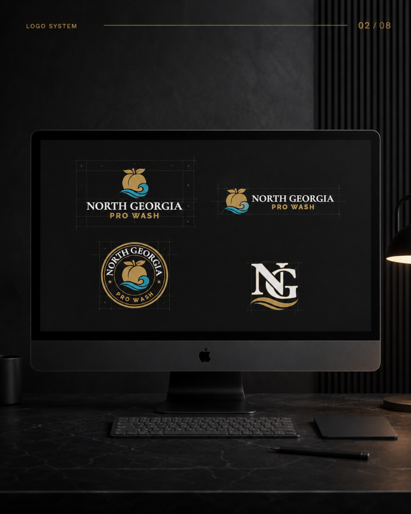 North Georgia Pro Wash — Premium Brand Identity