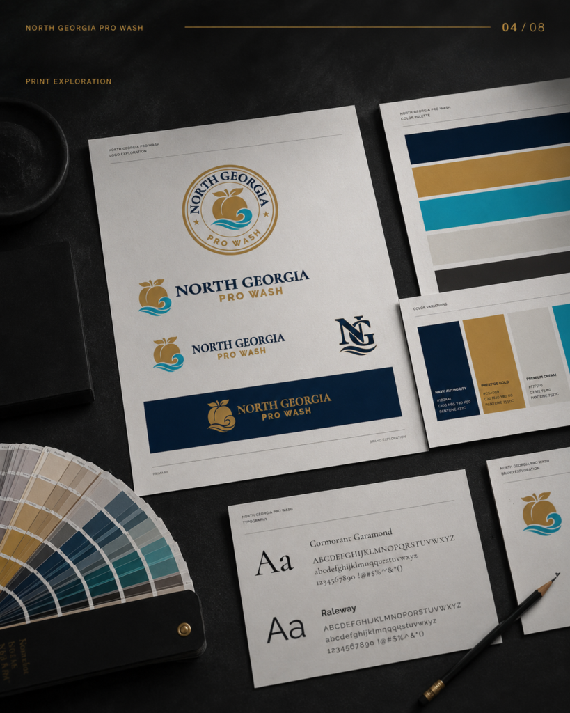 North Georgia Pro Wash — Premium Brand Identity