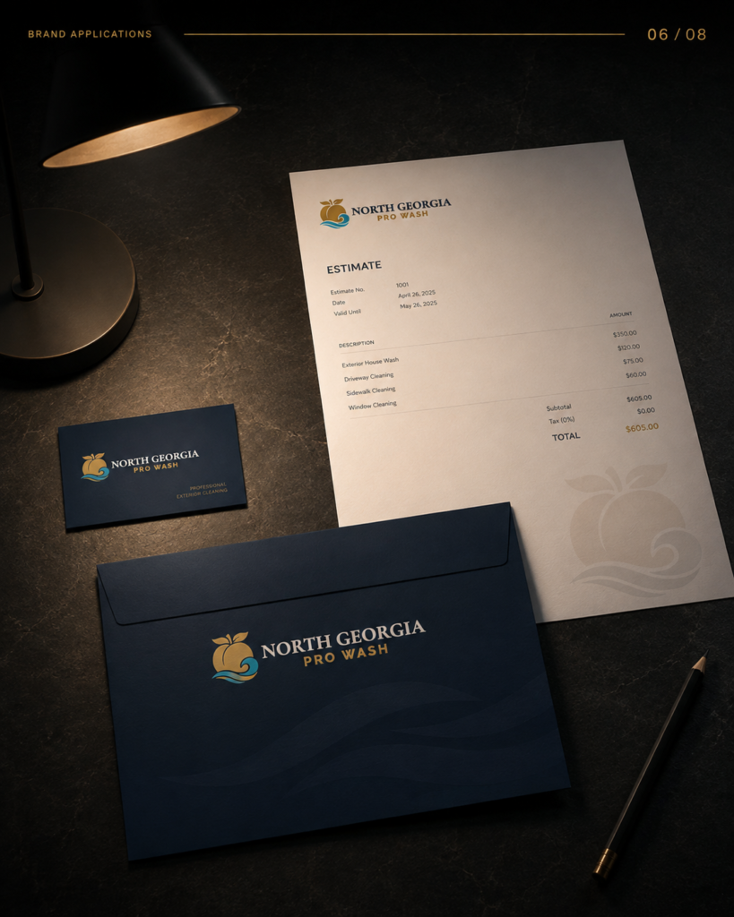 North Georgia Pro Wash — Premium Brand Identity